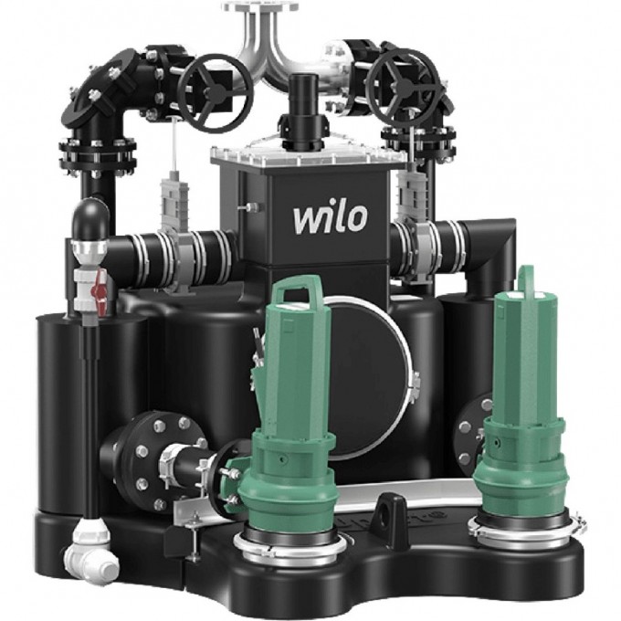 Стандартизированная напорная установка для отвода сточных вод с системой сепарации твердых веществ WILO EMUPORT CORE 20.2-10B 6078590